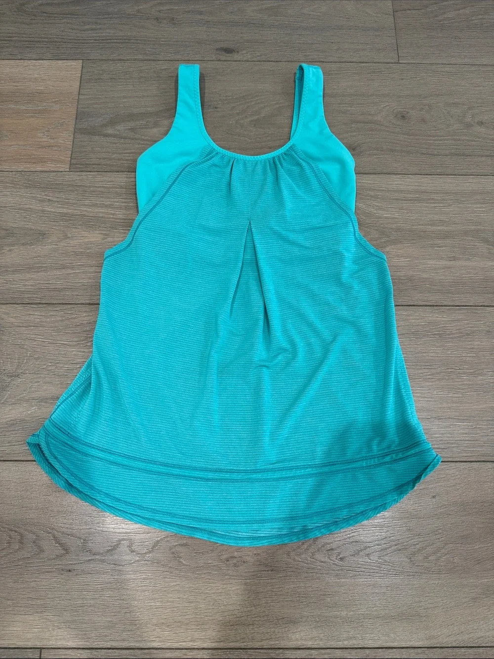 LULULEMON Heathered Bali Breeze Run Times Tank Active Workout Yoga Top Size 4